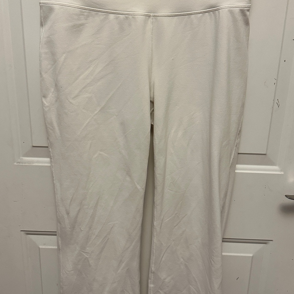 Calia Women's Cloud Cover Essentials High Rise Cropped Flare Pants  size Large